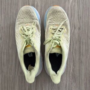 Hoka One One Light Yellow Athletic Shoes